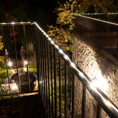 Guirled - Solar Mini LED Lichterkette - Mini LED Lichterkette Wasserdicht Verstärktes Kabel Silber Solar & Netzstrom