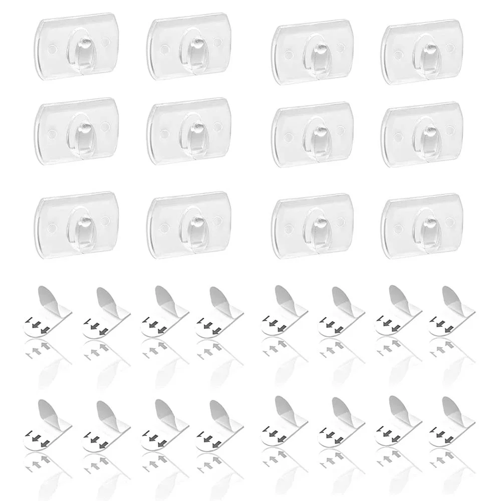 - Accessoires -  20 crochets de fixation transparents Intérieur