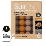 Guirled - Guirlande lumineuse Voice Control -  Mesopotamia Commande Vocale Guirlande lumineuse boules coton Google & Alexa