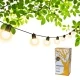 Guinguinea Extension 16 LED White Edition (Solarpanel nicht enthalten) Lichterkette Guinguinea Wasserdicht IP55 7,5 Meter