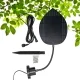 Panneau solaire XL pour Guinguette Feuille photovoltaïque Design unique Pied flexible + Rallonge 4 mètres + Piquet