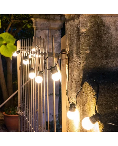 Guinguette Solaire White Edition 16 LED