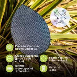 Panneau solaire XL pour guirlande Guinguette