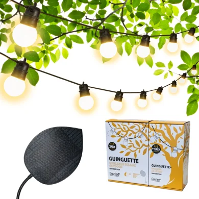 Guinguette Solare White Edition 32 LED [Ricondizionato]