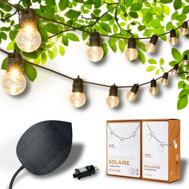Guinguette Solar Vintage 32 LED i zasilacz sieciowy