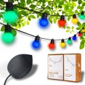 Guinguette Solar 32 LED Colors Edition 15 meter Set 16 LED + zonnepaneel + uitbreiding 16 LED