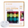 Arlequin Télécommandée Guirlande lumineuse boules coton LED USB