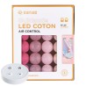 Princesse Télécommandée (pailleté) Guirlande lumineuse boules coton LED USB