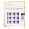 Fiocco Classico Interno Ghirlanda luminosa palline di cotone LED