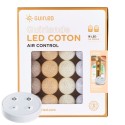 Light ball garland - Cotton Remote-Controlled - Guirled