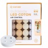 Coton Con Control Guirnalda luminosa bolas de algodón LED