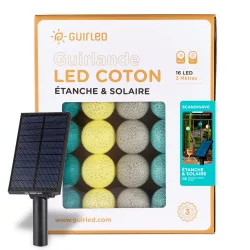 Guirnalda de bolas luminosas solares - Escandinava - Guirled