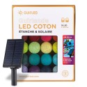 Harlekijn Outdoor waterdichte solar lichtslinger met LED-balletjes