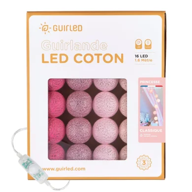 Guirnalda de bolas luminosas - Princesa Clásica - Guirled