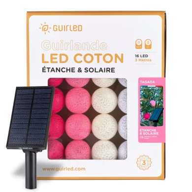 Outdoor light ball garland - Tagada - Guirled