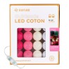 Tagada Classique Intérieur Guirlande lumineuse boules coton LED