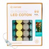 Scandinavo Classico Interno Ghirlanda luminosa palline di cotone LED
