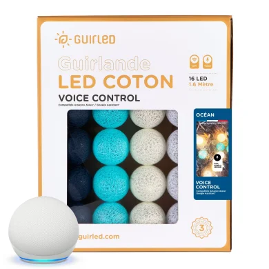 Ghirlanda a palline luminose - Oceano Comando Vocale - Guirled