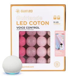 Lighted ball garland - Princess Voice Command - Guirled