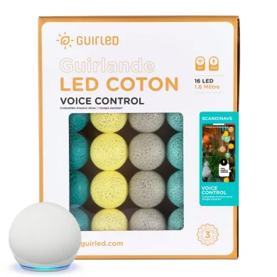 Light Ball Garland - Scandinavian Voice Control - Guirled