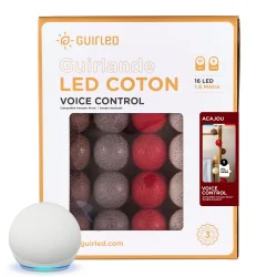 Light Ball Garland - Mahogany Voice Control - Guirled