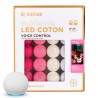 Tagada Comando Vocale Interno Ghirlanda luminosa palline di cotone Google & Alexa
