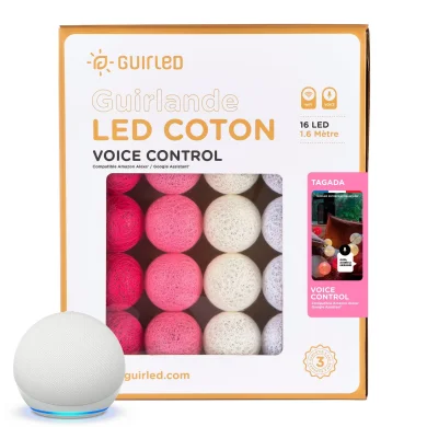 Guirnalda de bolas luminosas - Tagada Control por Voz - Guirled