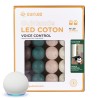 Sauvage Commande Vocale Intérieur Guirlande lumineuse boules coton Google & Alexa