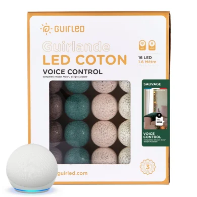 Light ball garland - Wild Voice Control - Guirled