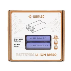 Lithium-Ionen-Ersatzakkus 2200 mAh (2 Stück) | Guirled