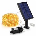 Guirlande lumineuse extérieure LED Guirlande mini LED Solaire & Secteur 20m