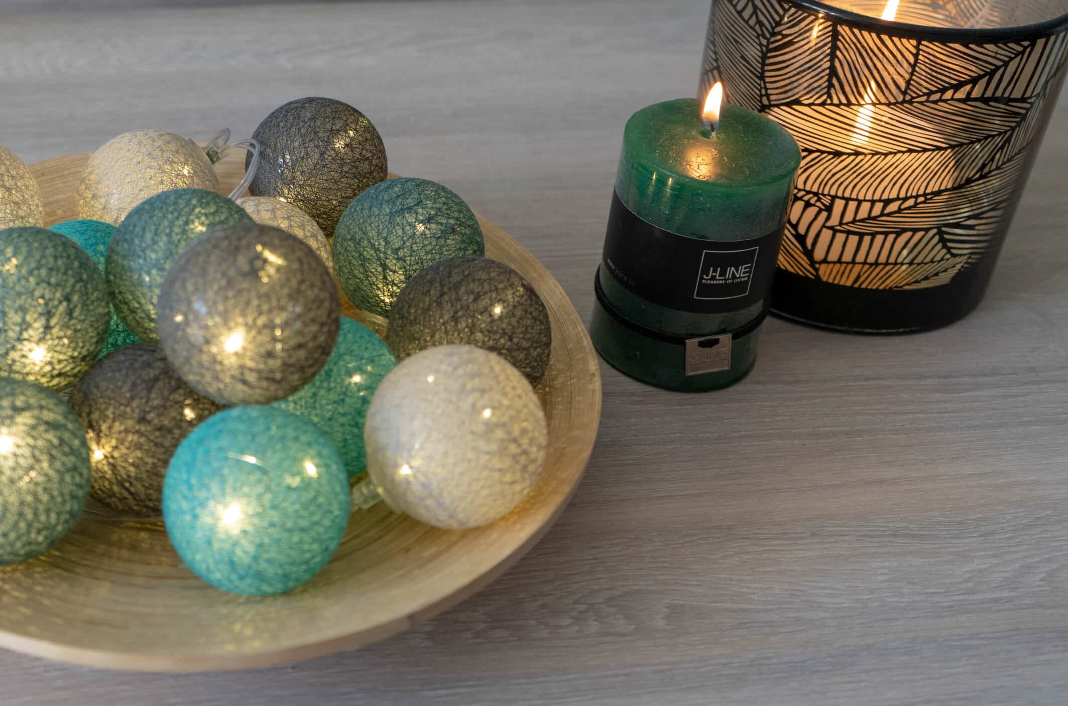 Lichterkette wilde Kugel guirled