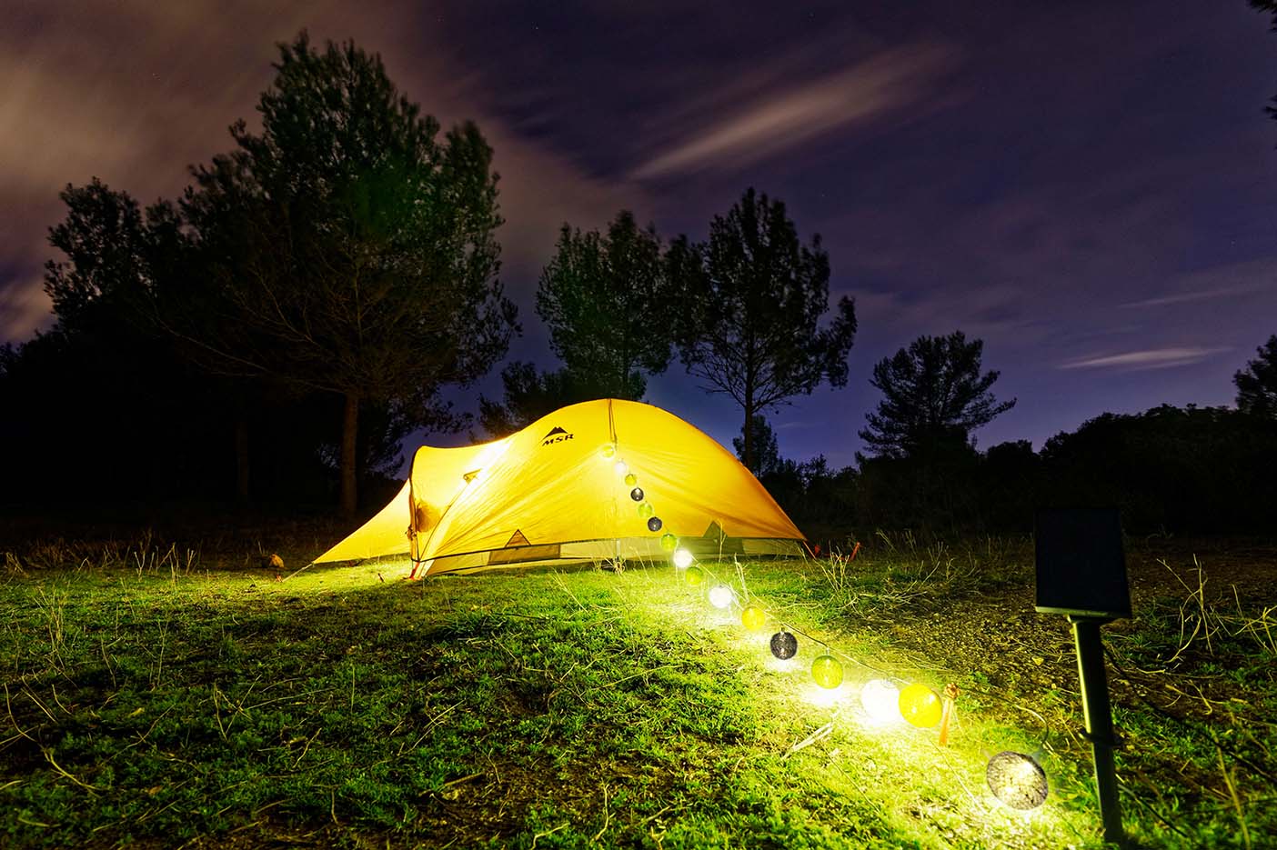 Guirlande lumineuse,Camping en plein air LED tente d'éclairage