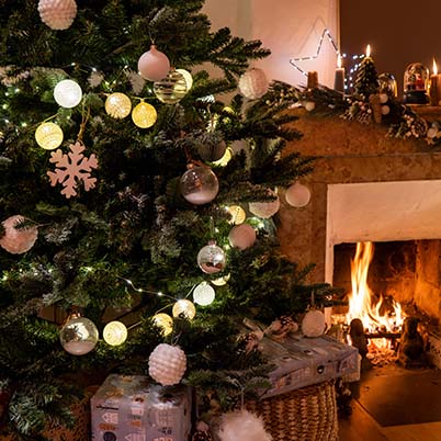 Christbaum Girlande Glanz