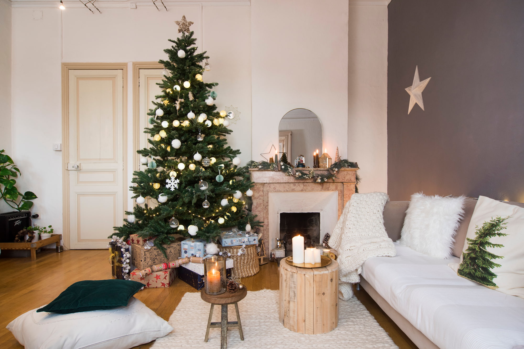 guirlande lumineuse sapin noel