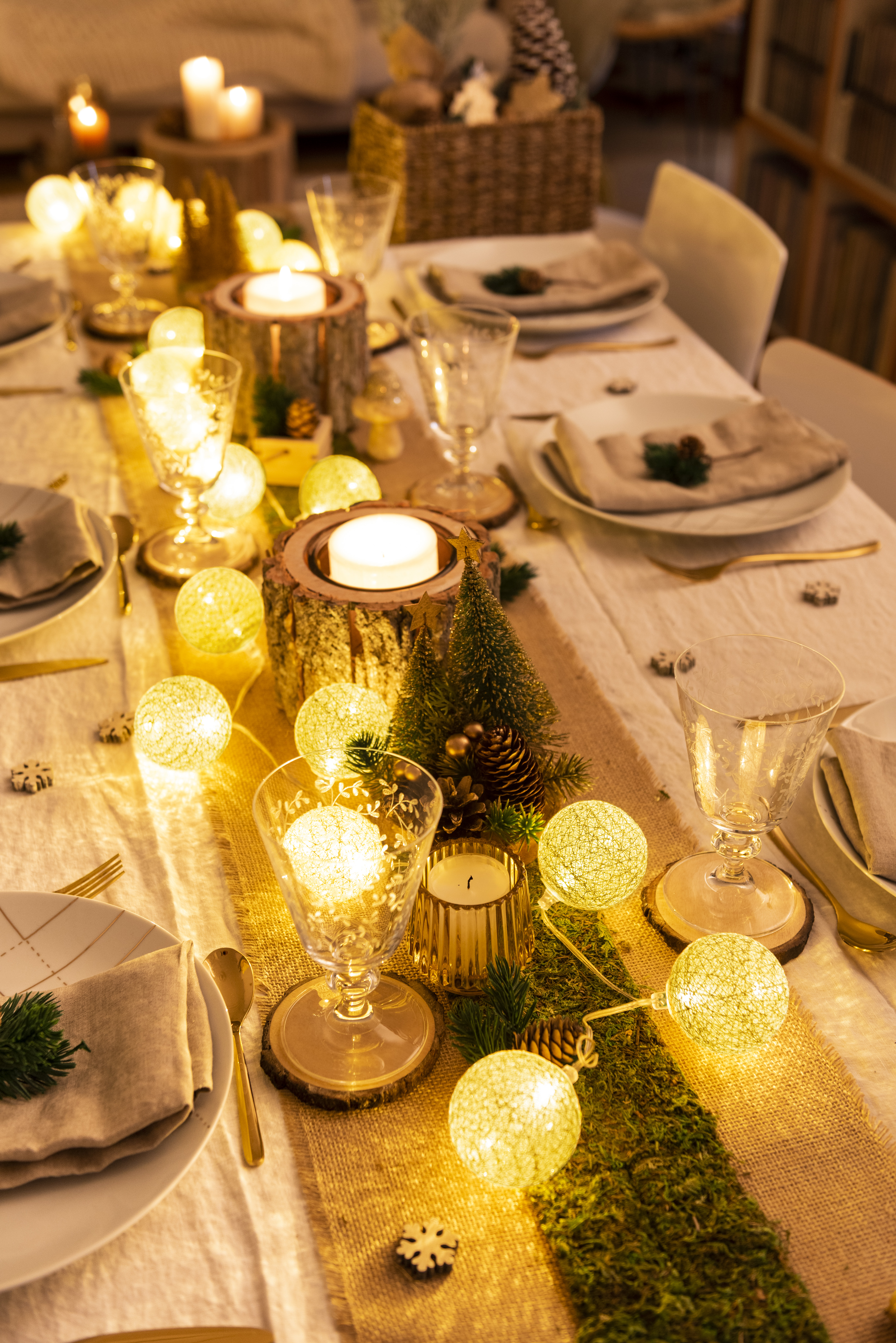 chemin de table noel guirled