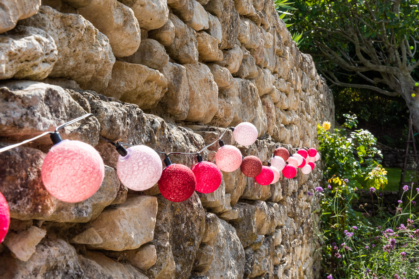 Guirlande extérieure solaire de Fiorirà un Giardino - Objectif