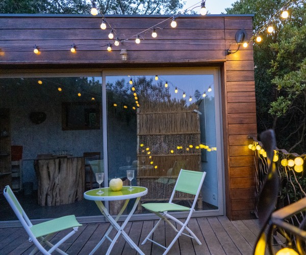 Guirlande lumineuse terrasse led