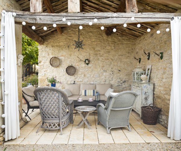 Guirlande lumineuse extérieur terrasse