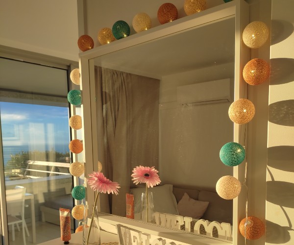 Guirlande LED miroir