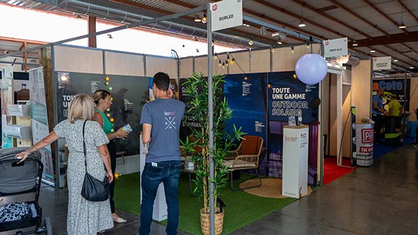 stand guirlande produits