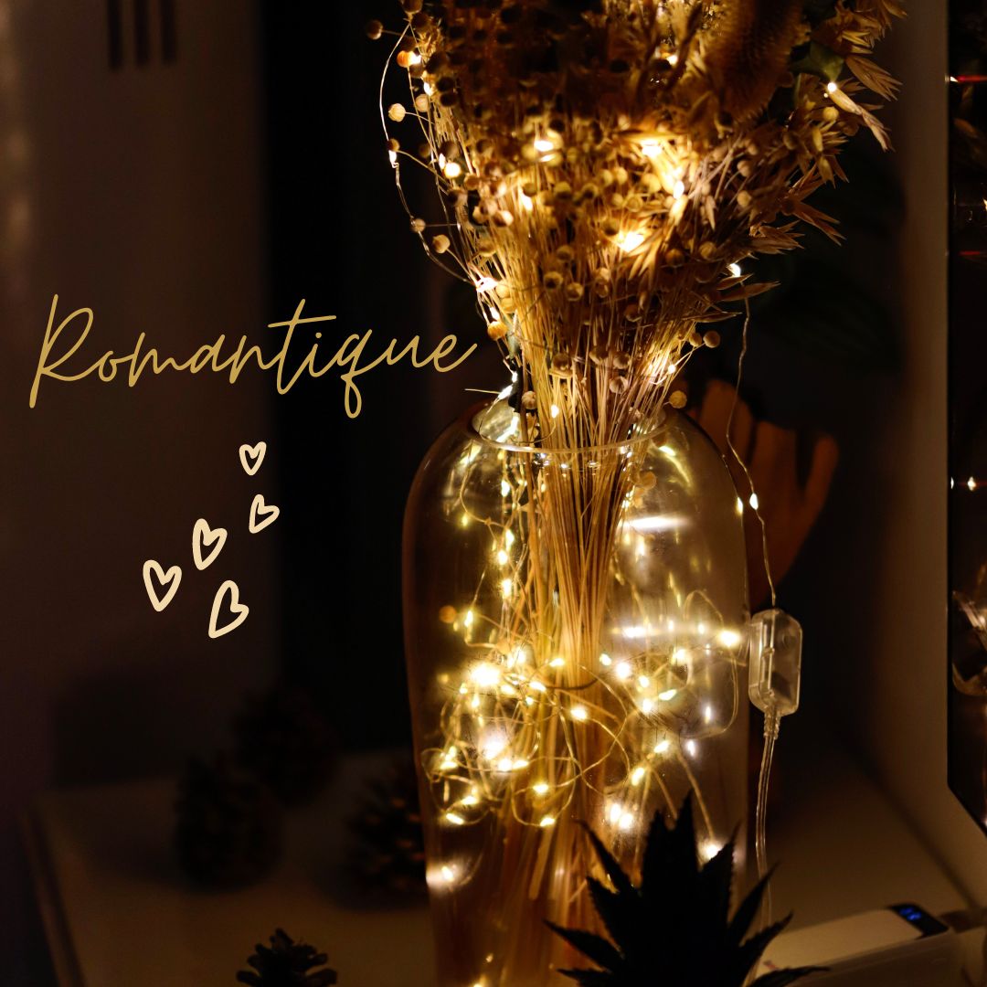 ambiance guirlandes romantique