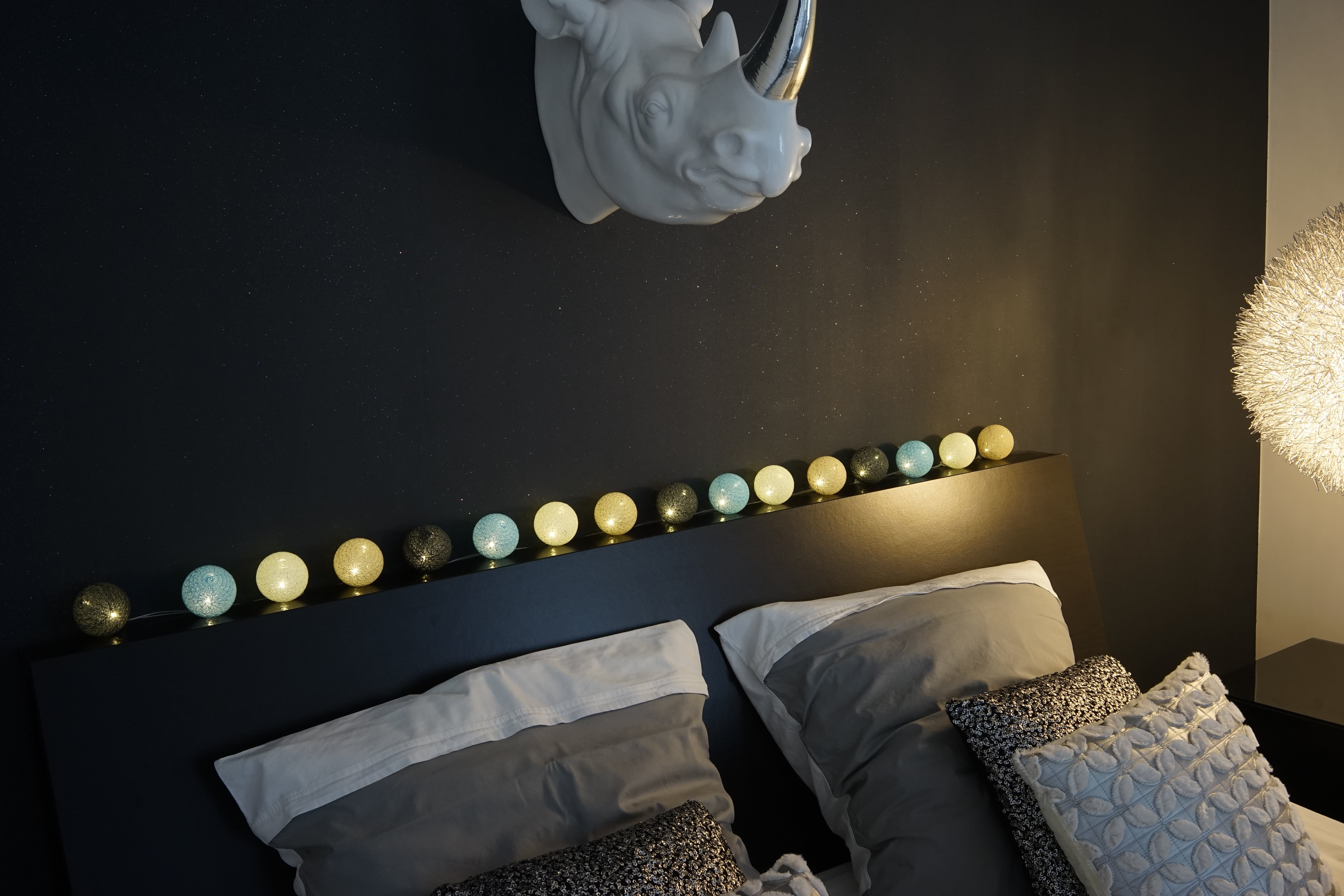 décoration lumineuse Guirled chambre