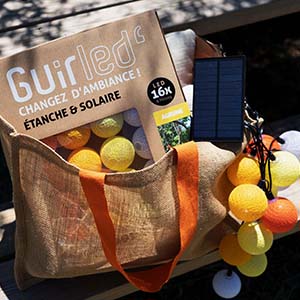 Guirlande boule lumineuse solaire - Arlequin Outdoor - Guirled