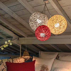 guirled luminaure suspension boule