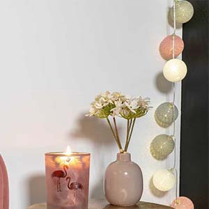 guirlande lumineuse boule coton guirled