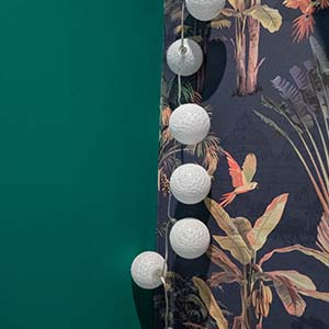 guirlande lumineuse boule coton guirled