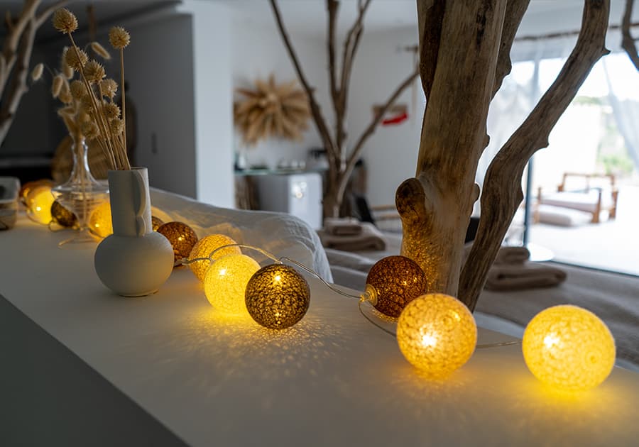 guirlande lumineuse coton