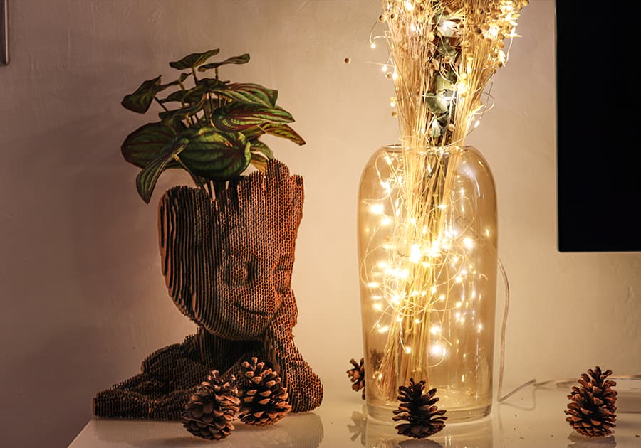 guirlande lumineuse coton