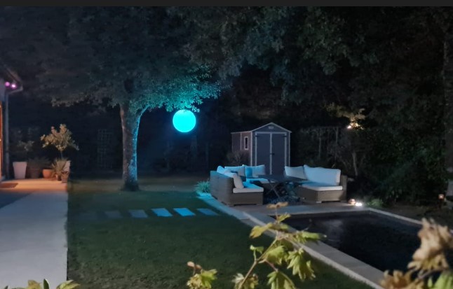 sphere lumineuse arbre jardin sphere lumineuse arbre jardin